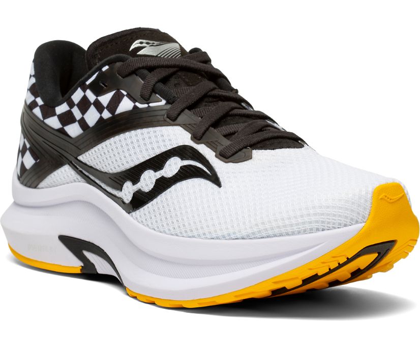 Saucony Axon Löparskor Dam Vita Svarta | Sverige 597JPQ